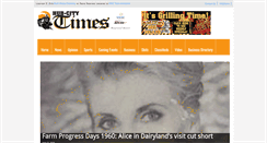 Desktop Screenshot of hubcitytimes.com